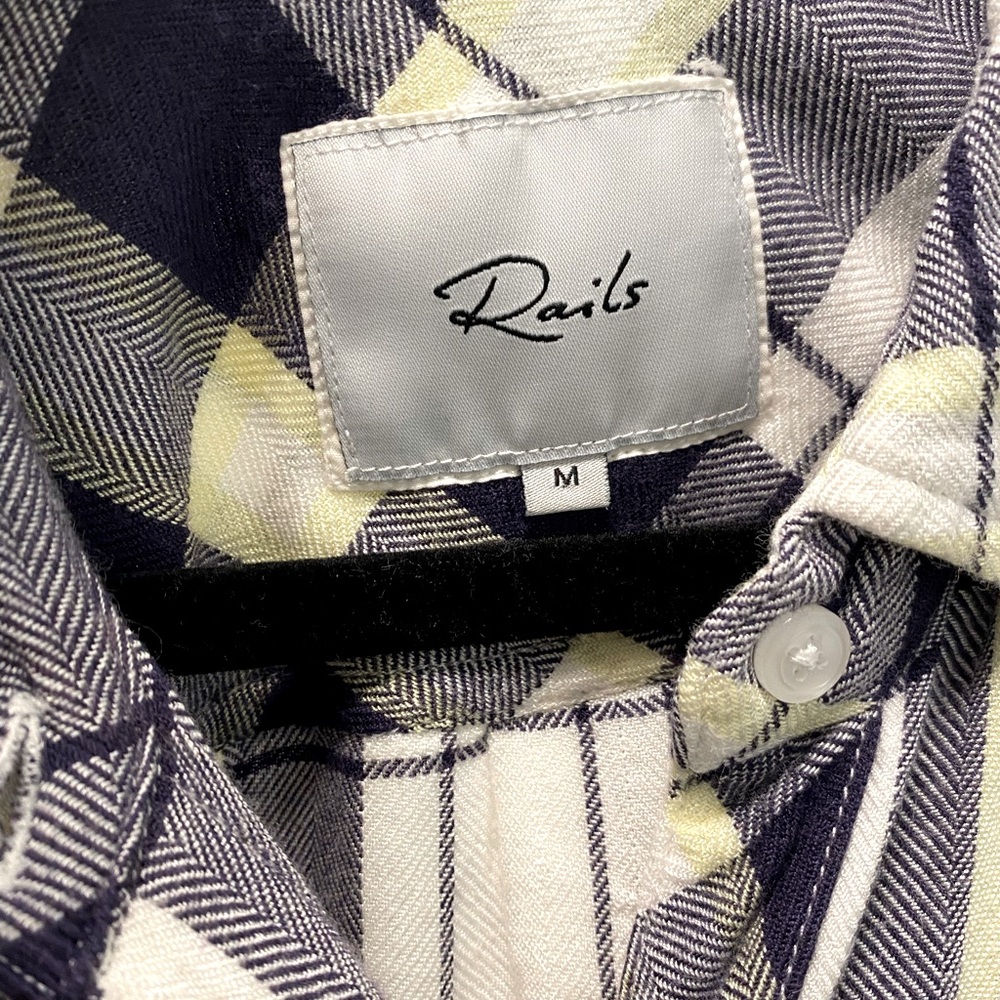 Rails Flannel Size Medium. Worn 3 Times. Never Dr… - image 1